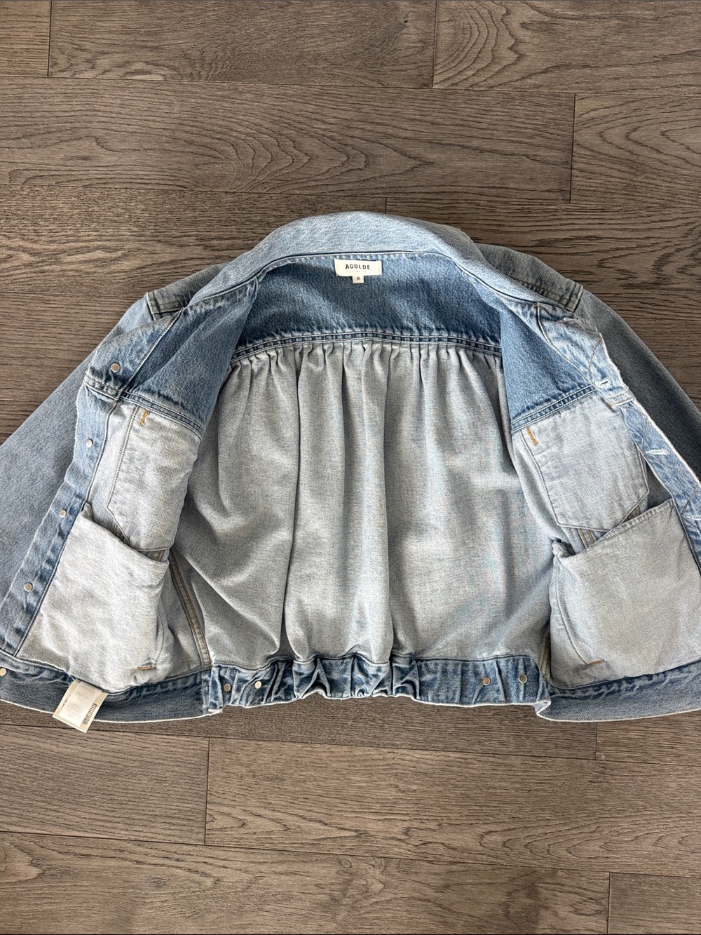 Agolde Blanca Oversized Denim Jacket - Picture 13 of 15